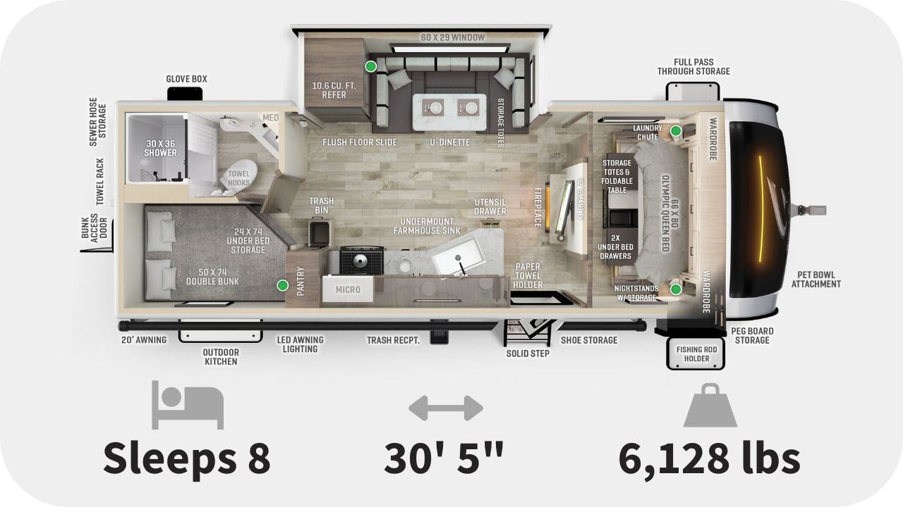 Go Explore X232 Floorplan