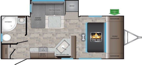 sunset trail ss212rb travel trailer floor plan