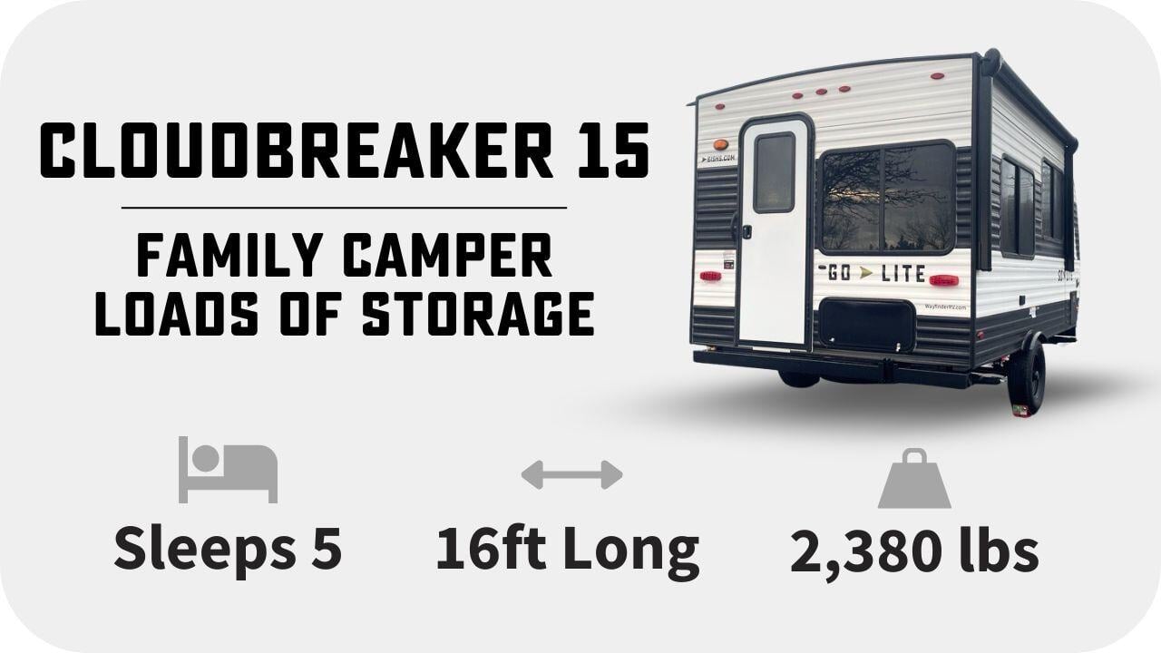 Go Lite Cloudbreaker 15 Floorplan