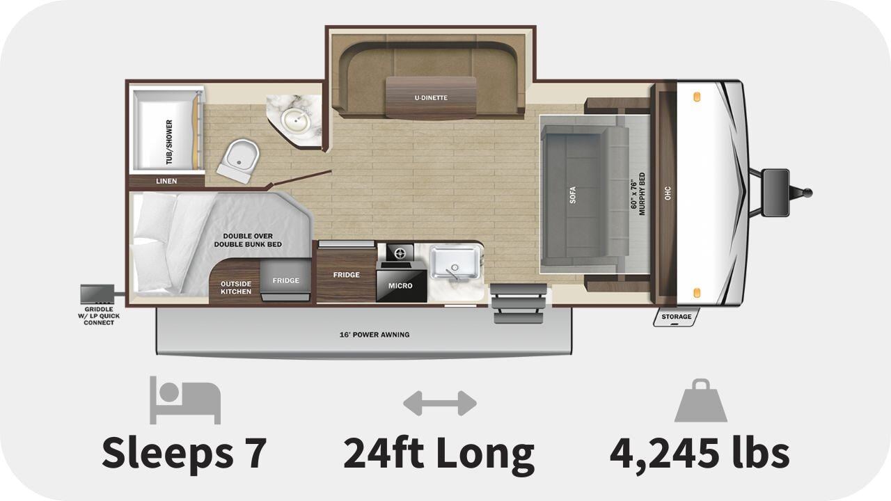 Go Play 188BHS Floorplan