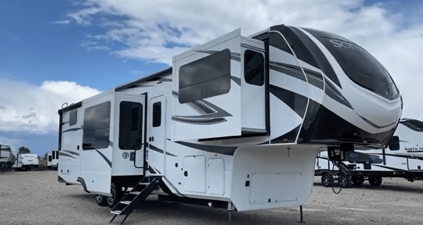 Embrace Luxury and Views The 2023 Solitude 380FL Fifth Wheel by Grand